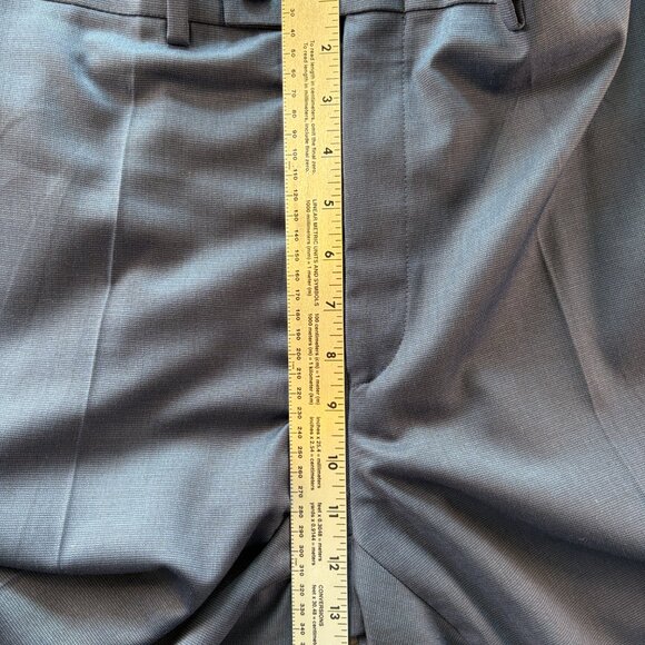 Michael Strahan 2-Piece Blue Wool Blend Wedding Suit Men's 44R 40x32 - Picture 15 of 16